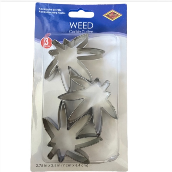 3 pack leaf shaped metal cookie cutters 420 - Picture 2 of 3